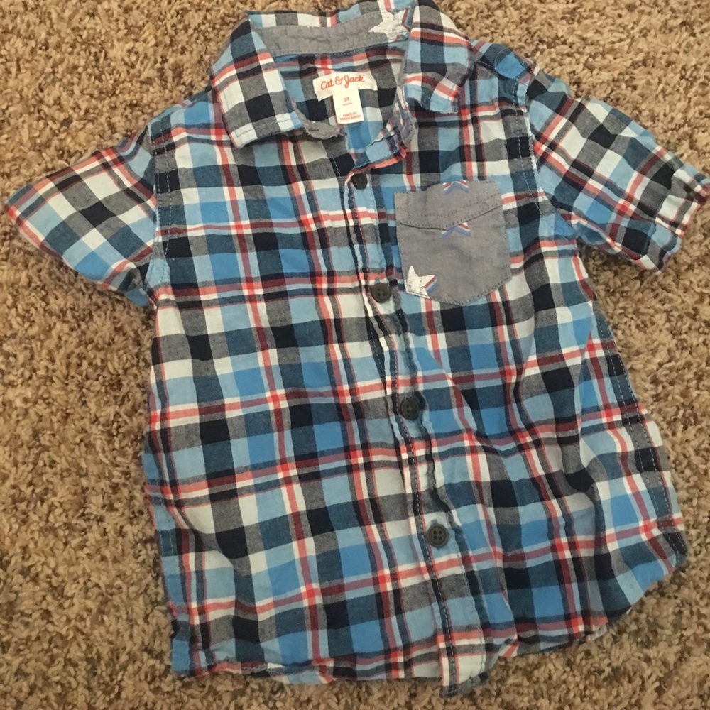Cat and Jack 2T Boys button up shirt